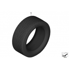 BMW Шина літня 205/45R17W88 Goodyear Eagle F1