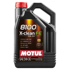 112820 MOTUL Масла моторні Motul 8100 X-CLEAN FE SAE 5W30 5L 100% синтетичне