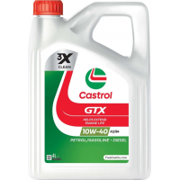 15F8FD CASTROL Мастила моторні 10W-40 Castrol GTX ULTRACLEAN API SP, ACEA A3/B4, RN 0700/RN 0710, 4л, н/синт.