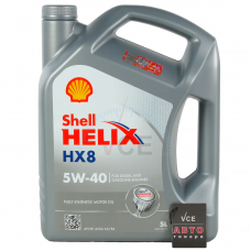 512780 SHELL Моторна олива Helix HX8 Synthetic 5W-40 (SN/CF, A3/B4, MB229.3) 5л