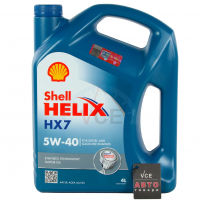 550053770 SHELL Моторна олива Helix HX7 5W-40 (SN/CF A3/B4) 4л