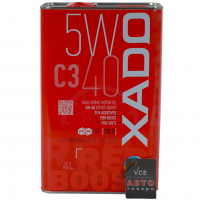 XA20222 XADO Олива двигуна 5w-40 sm/cf c3 (ж/б) 4л