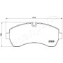 PA-0539AF JAPANPARTS Комплект гальмівних колодок дисковий гальм