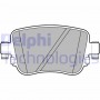 LP2709 DELPHI КомплеК т гальмівних колодок, дискове гальмо