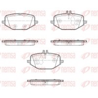 1855.00 REMSA Комплект гальмівних колодок дисковий гальм