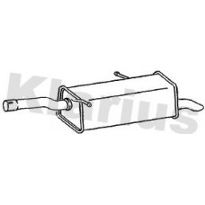 221186 KLARIUS Глушник вихлопних газів кінцевий