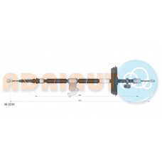 06.0230 ADRIAUTO Тросик, cтояночный тормоз