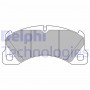 LP3629 DELPHI Комплект гальмівних колодок дисковий гальм