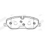 572521J JURID Комплект гальмівних колодок дисковий гальм
