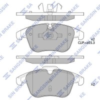 SP2207 Hi-Q Комплект гальмівних колодок дисковий гальм