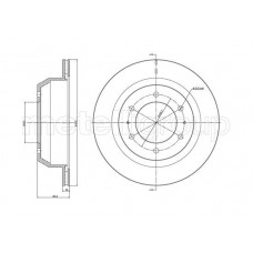 800-1695C CIFAM Гальмівний диск