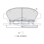 181169 ICER Комплект гальмівних колодок дисковий гальм
