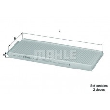 LA 391/S MAHLE Фільтр повітря у внутрішньому просторі