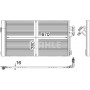 AC 761 000S MAHLE Конденсатор кондиціонера