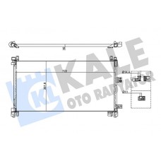355155 KALE OTO RADYATÖR Конденсатор кондиціонера