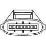 6PA 009 166-501 HELLA датчик кисню