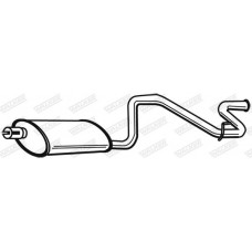 21337 WALKER Глушник вихлопних газів кінцевий