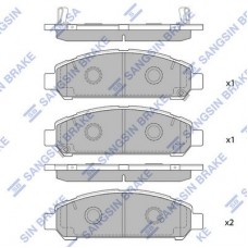 SP1454 Hi-Q Комплект гальмівних колодок дисковий гальм