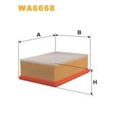 WA6668 WIX FILTERS Повітряний фільтр