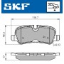 VKBP 90257 SKF Комплект гальмівних колодок дисковий гальм