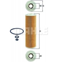 OX 183/5D1 MAHLE Масляний фільтр