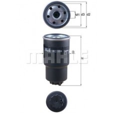KC 584 MAHLE Паливний фільтр