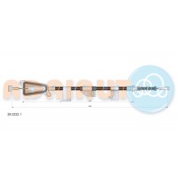 28.0222.1 ADRIAUTO Тросик, cтояночный тормоз