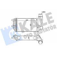 343500 KALE OTO RADYATÖR Интеркулер