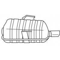 45664 SIGAM Глушник вихлопних газів кінцевий
