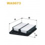 WA9673 WIX FILTERS Повітряний фільтр
