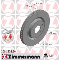 200.2533.20 ZIMMERMANN Гальмівний диск
