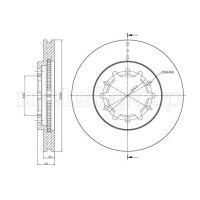 800-1708 CIFAM Гальмівний диск