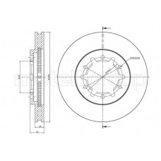 800-1708 CIFAM Гальмівний диск