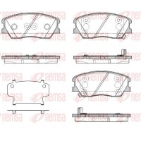 1884.02 REMSA Комплект гальмівних колодок дисковий гальм