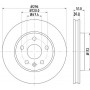 8DD 355 116-031 HELLA PAGID Гальмівний диск