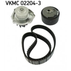 VKMC 02204-3 SKF Водяний насос комплект зубчастого ременя