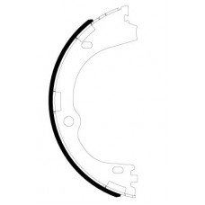 8DB 355 038-111 HELLA PAGID Комплект гальмівних колодок, стояночная тормозная система