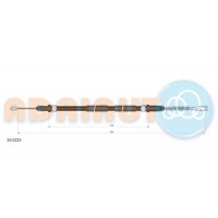 55.0233 ADRIAUTO Тросик, cтояночный тормоз