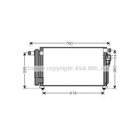 KA5081D AVA QUALITY COOLING Конденсатор кондиціонера