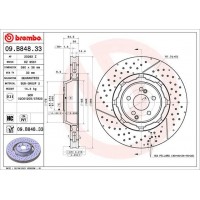 09.B848.33 BREMBO Гальмівний диск
