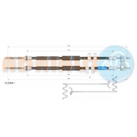 13.0289.1 ADRIAUTO Тросик, cтояночный тормоз