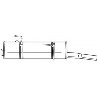 45607 SIGAM Глушник вихлопних газів кінцевий