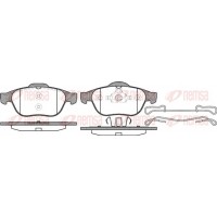 0843.10 REMSA Комплект гальмівних колодок дисковий гальм