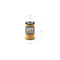 25.249.00 UFI Масляний фільтр