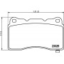 8DB 355 014-451 HELLA КомплеК т гальмівних колодок, дискове гальмо