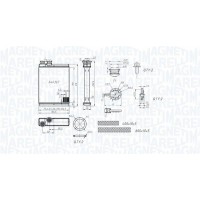 350218486000 MAGNETI MARELLI Теплообмінник обігрів салону