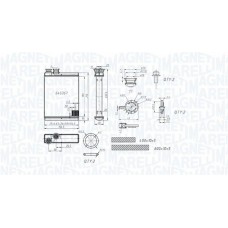 350218486000 MAGNETI MARELLI Теплообмінник обігрів салону