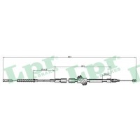 C0055B LPR Тросик, cтояночный тормоз