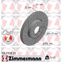 150.2938.20 ZIMMERMANN Гальмівний диск