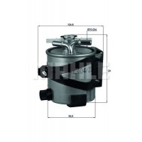 KLH 44/22 MAHLE Паливний фільтр